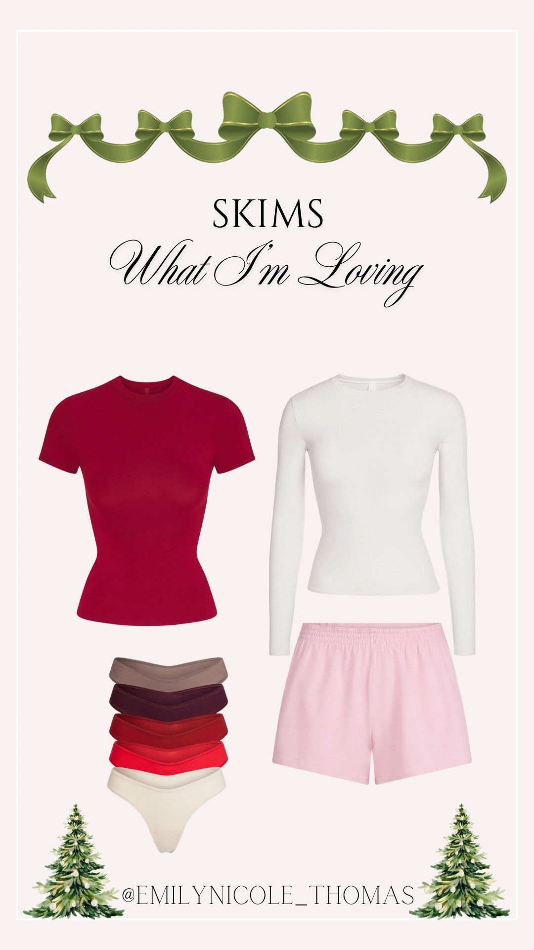 SKIMS  Staples 

Skims, holiday sets, holiday gifts, Christmas gifts, gifts for her, gifts for girlfriend, gifts for sister, gifts under $100, gifts under $50

#LTKU #LTKHoliday #LTKGiftGuide