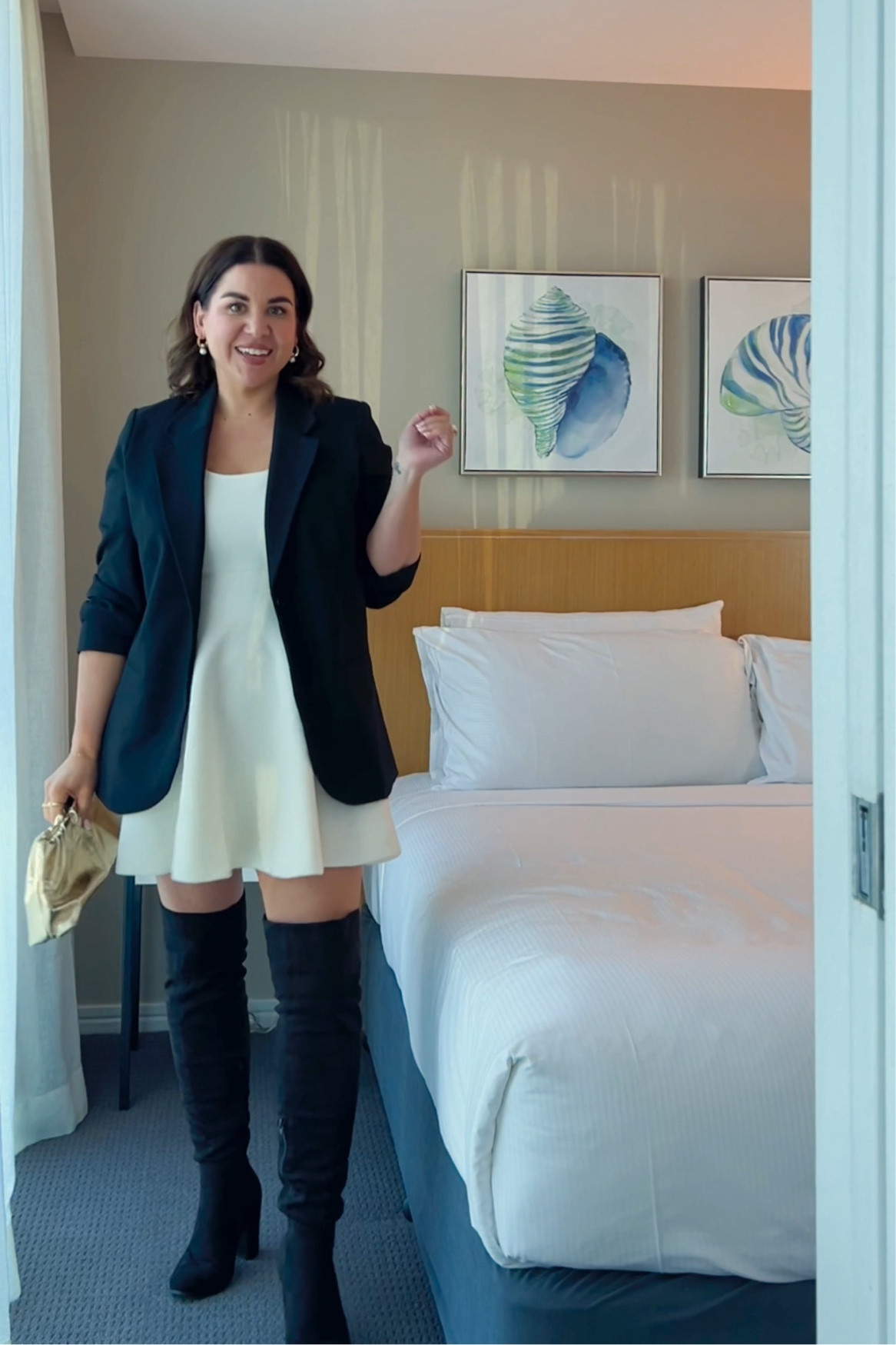 Wearing size 12 dress & M blazer 

#LTKaustralia #LTKmidsize #LTKstyletip