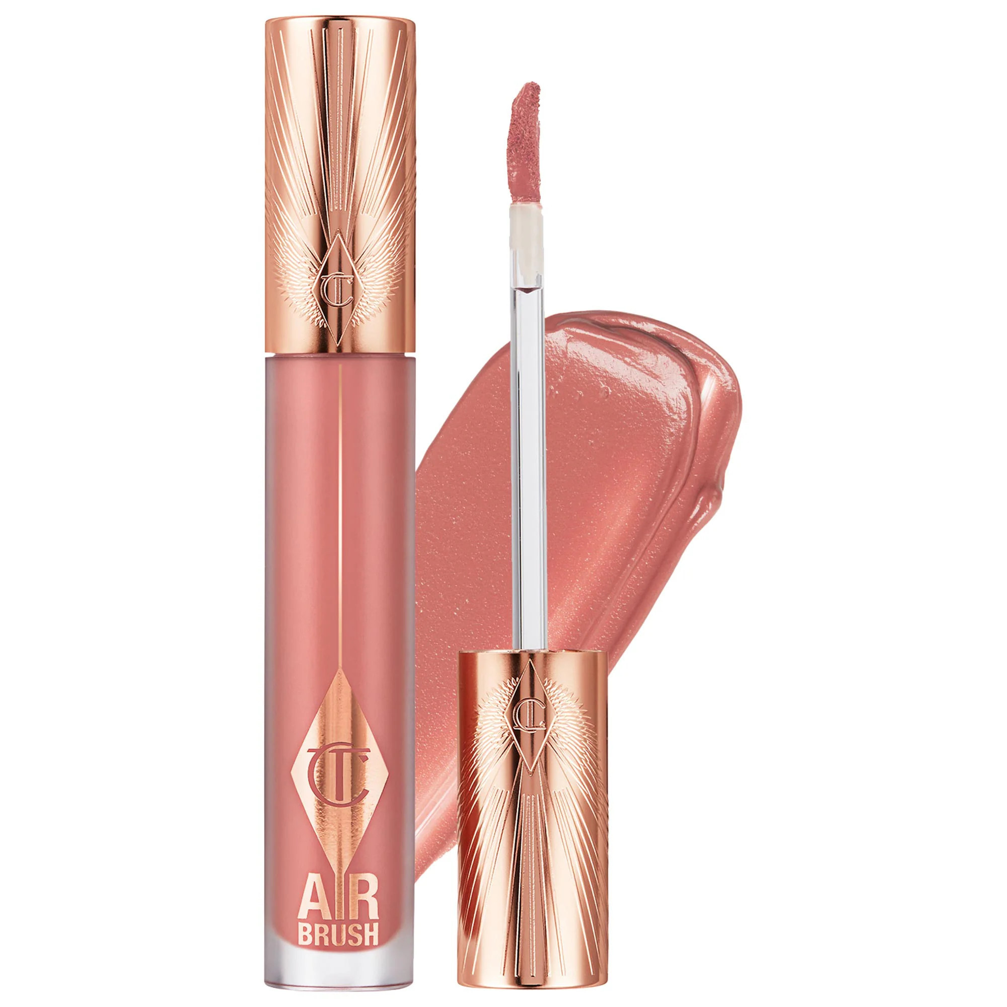 Charlotte Tilbury Airbrush Flawless Matte Lip Blur Liquid Lipstick Pillow Talk Blur 0.22 oz / 6.8 mL | Sephora (US)
