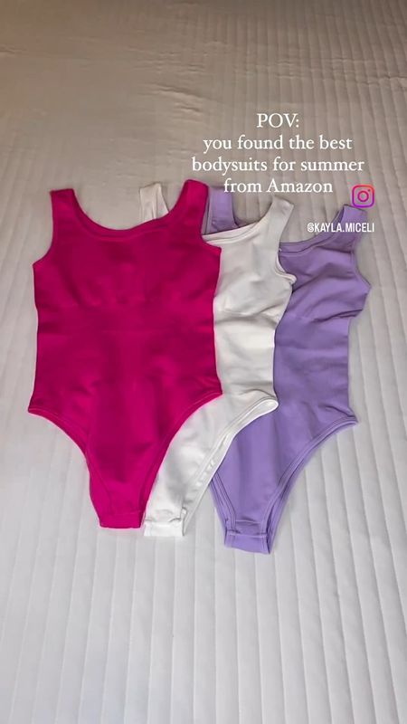 New amazon bodysuits
Size small in the bodysuits 
Us size 2 in the white mini skirt
Abercrombie jean shorts run tts
XS in the amazon blazer, buts tts
Heels and sneakers run tts


Skims dupe

#LTKshoecrush #LTKstyletip #LTKunder50