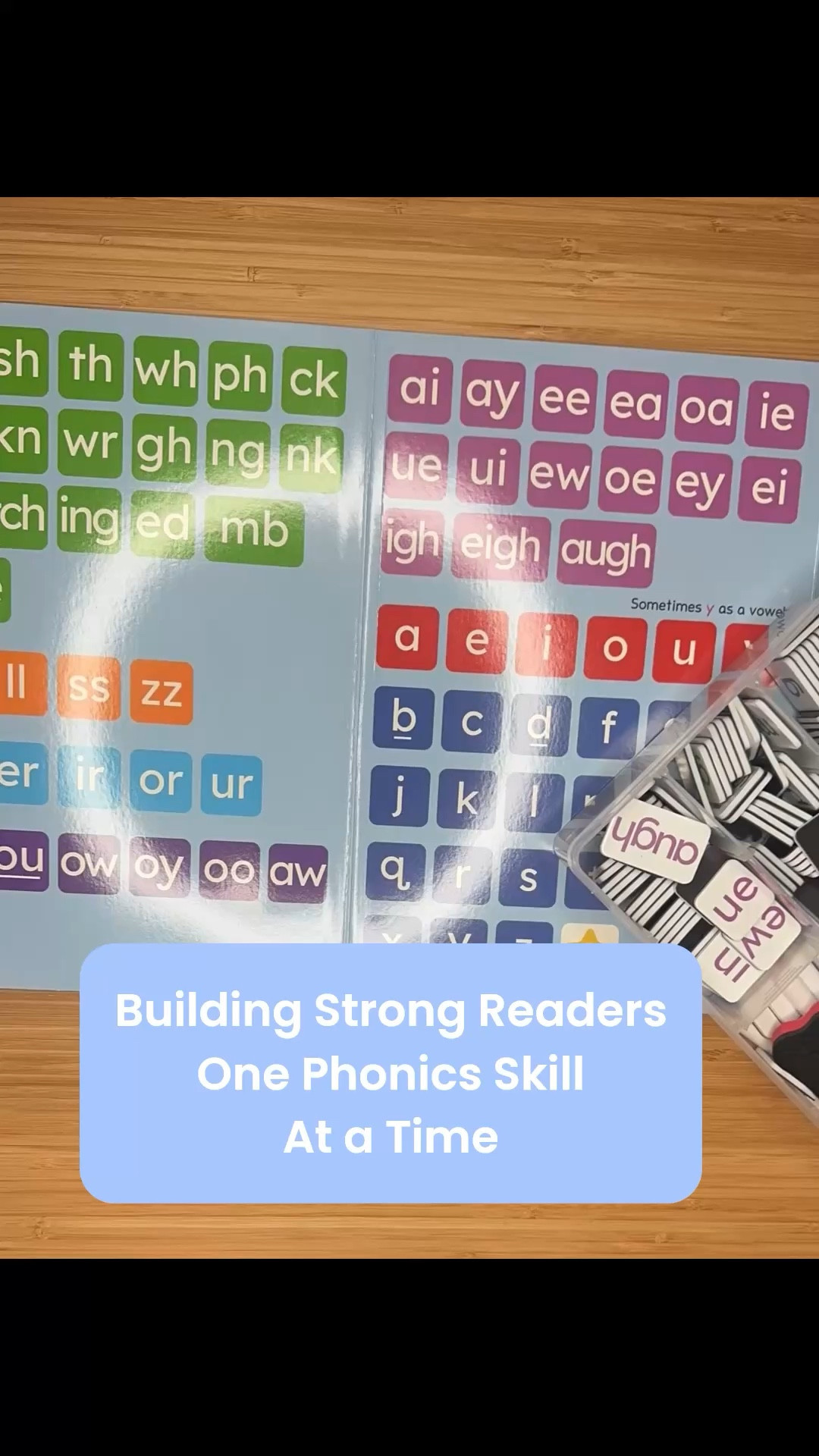 Phonics is one of the building blocks in the foundation for strong readers! These magnetic letters are perfect for home or the classroom. Great way to practice building words!