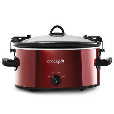 Crock-Pot Cook and Carry Manual Slow Cooker for Travel and Home, 6 Quarts, Red | Target
