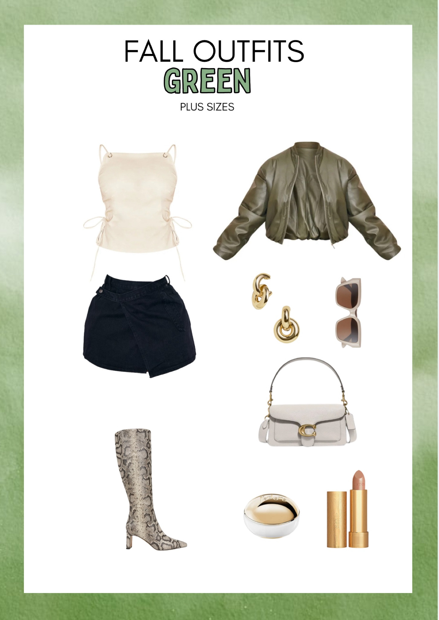 Green Fall Outfit Plus Skze 

#LTKStyleTip #LTKPlusSize #LTKFallSale
