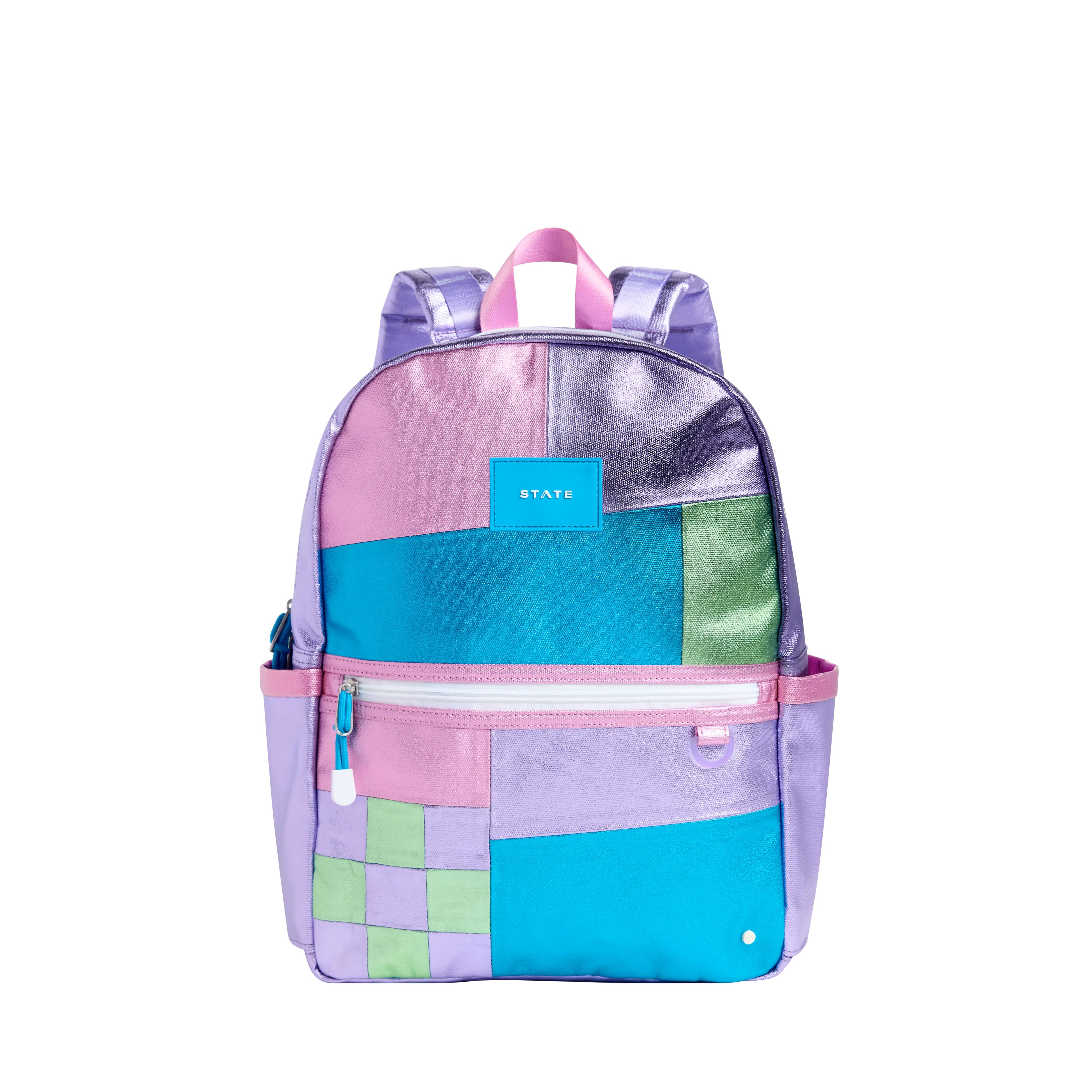 STATE Bags | Kane Kids Backpack Patchwork Metallic | STATE Bags