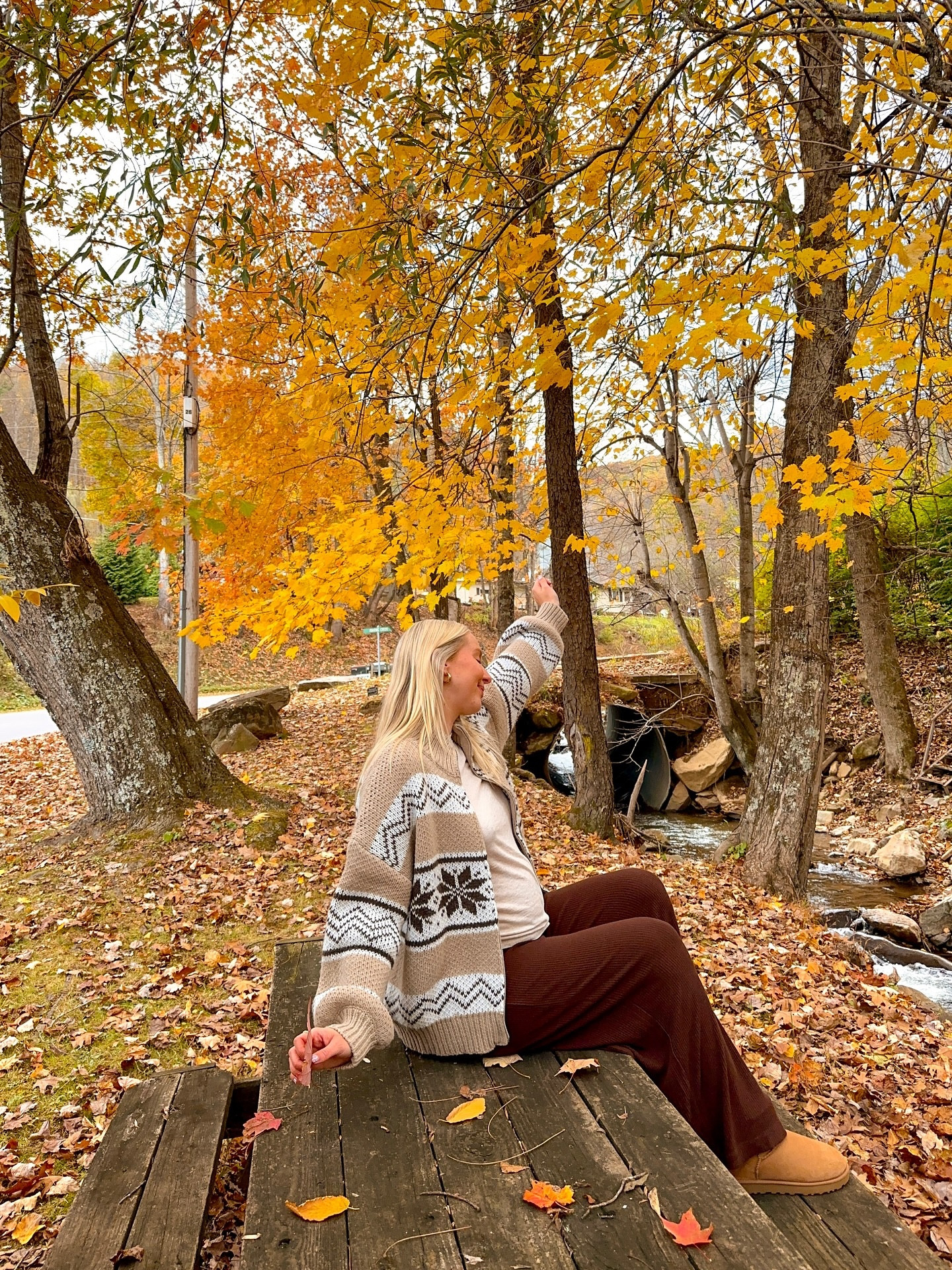 I just love fall 🍂 code HILLARY for sweater 
#falloutfitideas #falloutfitinspo #fallaesthetic #pinterestgirl #autumncolors🍁 #autumnaesthetics #fallootd