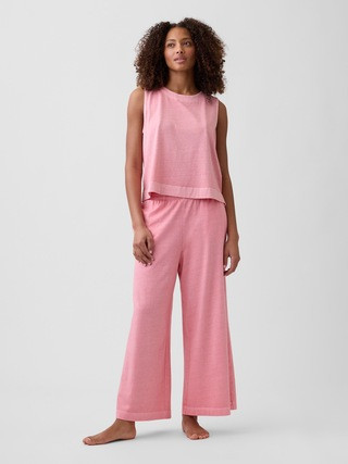 Crewneck PJ Shell Tank Top | Gap Factory