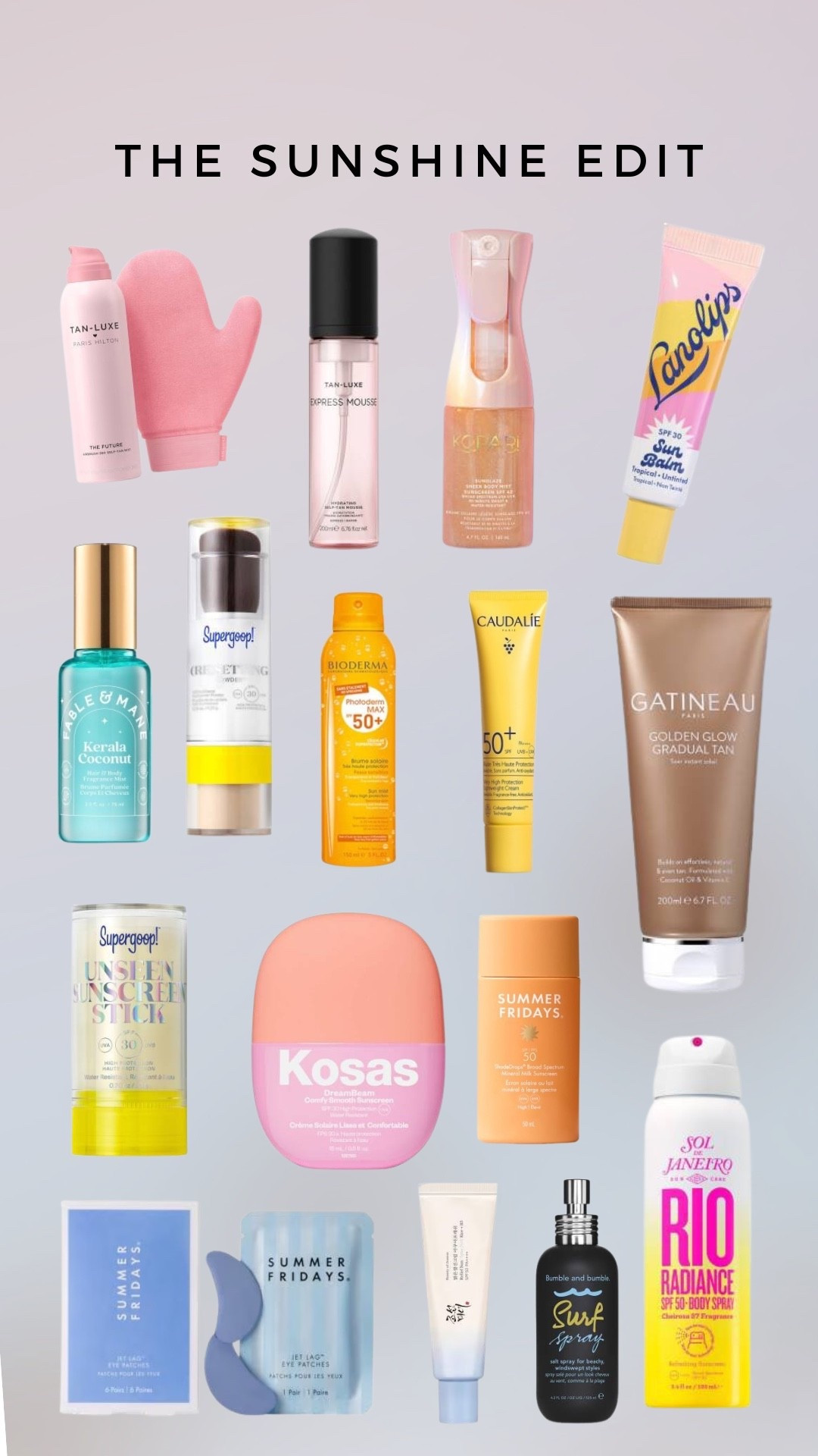 Don’t miss out on 15% off at Sephora using code BANKHOL15 

Here’s a few of my summer/heatwave/vacay faves plus a few added extras 😎🔆

• SPF • Fake Tan • Skin Tint • Hair Fragrance • Surf Spray • Sunscreen • Summer Fridays • Bumble & Bumble • Lanolips • Kosas • Tan Luxe • Sun Safe • Vacay • Kopari • Caudalie •

#LTKsummer #LTKtravel #LTKbeauty