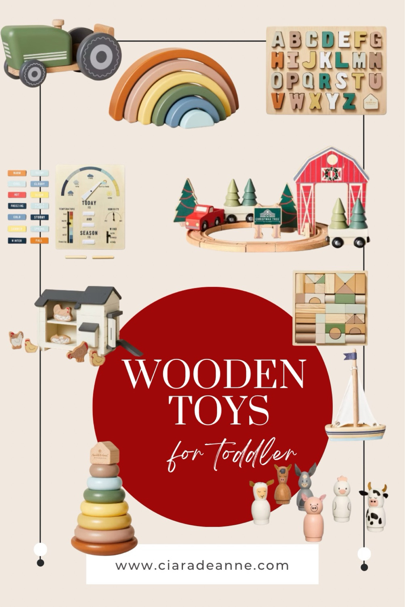 Wooden Toys for Toddler. Perfect for Christmas or birthday! 

#LTKFindsUnder50 #LTKHoliday #LTKKids