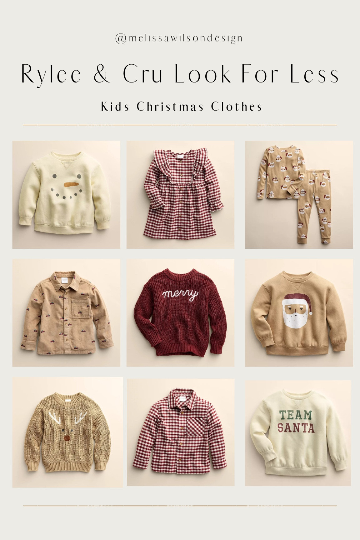 Kids look for less rylee and cru Christmas clothes 

#LTKHoliday #LTKKids #LTKSeasonal