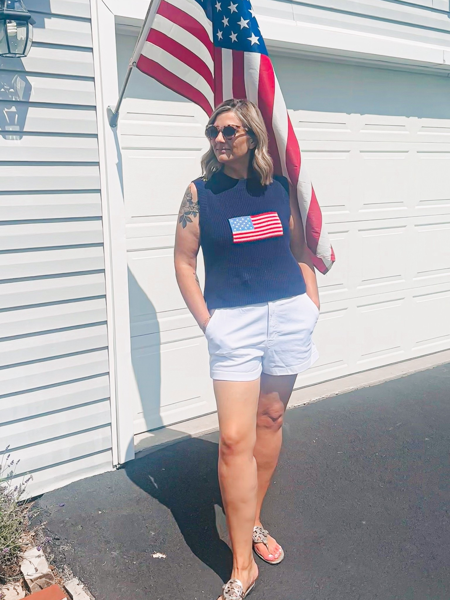 The most comfortable white shorts and perfect length 

#LTKSeasonal #LTKOver40 #LTKMidsize