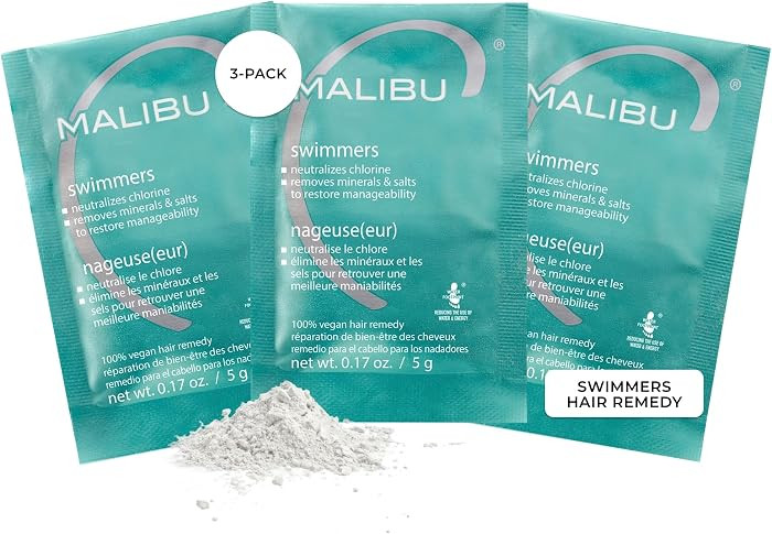 Malibu C Swimmers Wellness Remedy & After Pool Hair Care - Restoring & Hydrating Swim Treatment w... | Amazon (US)