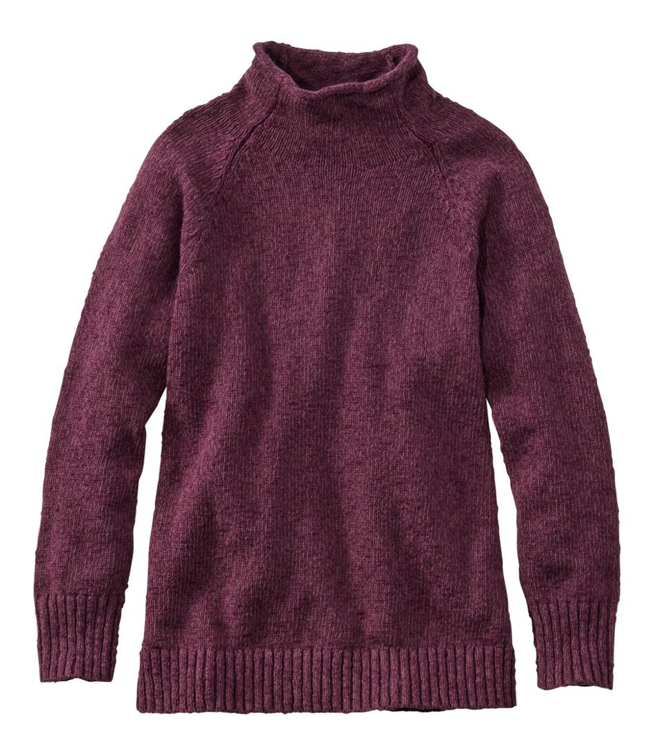 Women's Cotton Ragg Sweater, Funnelneck Pullover | Sweaters at L.L.Bean | L.L. Bean
