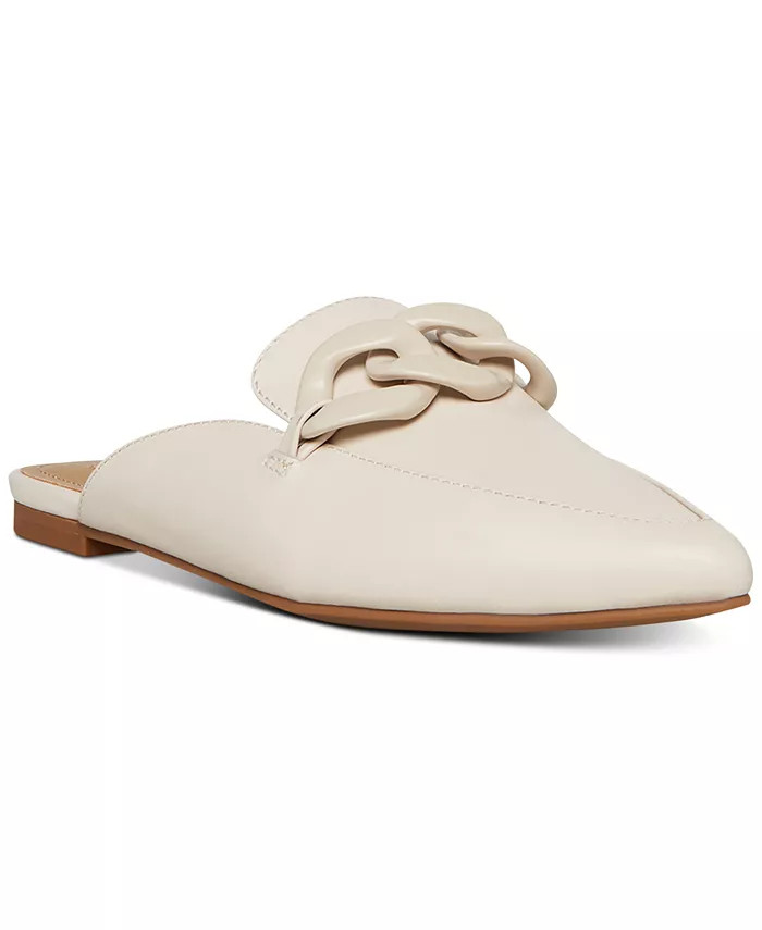 Women's Fleur Tailored Chain Mule Loafer Flats | Macys (US)