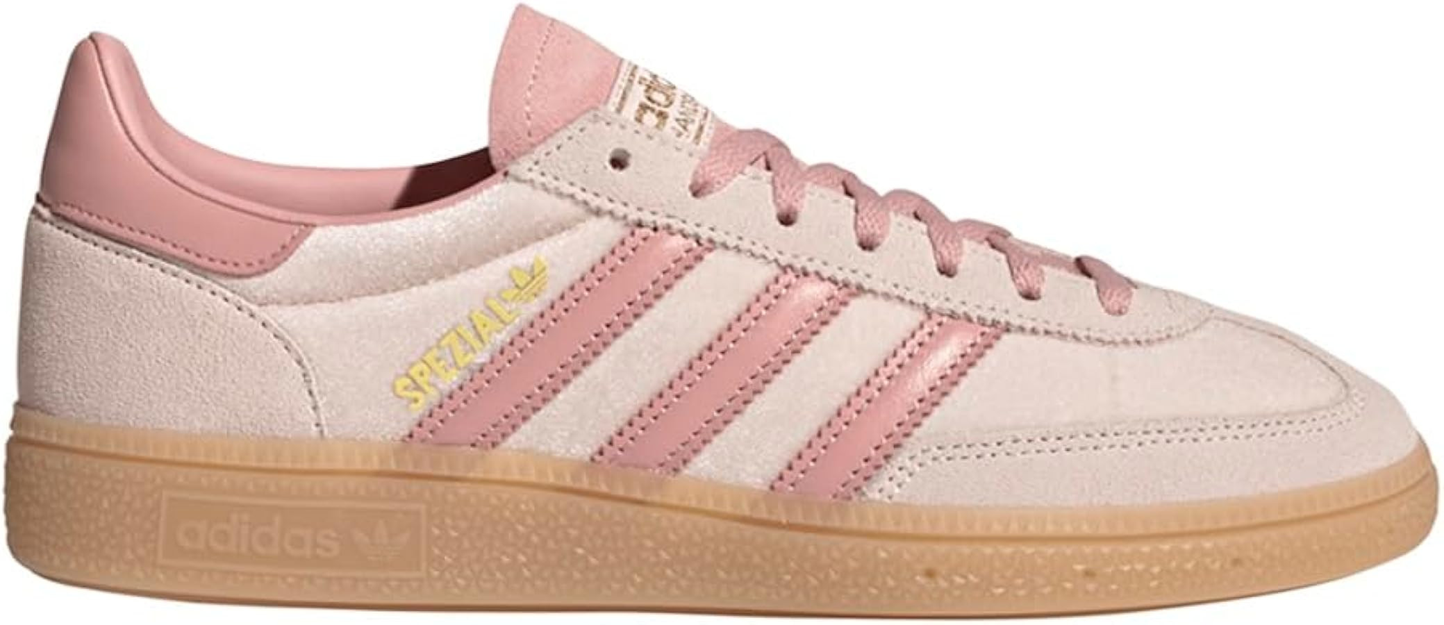 adidas Womens Handball Spezial Lace Up Sneakers Shoes Casual - Pink - Size 7.5 M | Amazon (US)