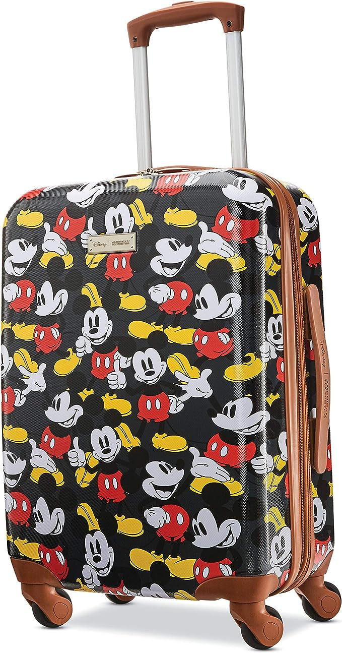 American Tourister Disney Hardside Luggage with Spinner Wheels, Mickey Mouse Classic, Carry-On 21... | Amazon (US)