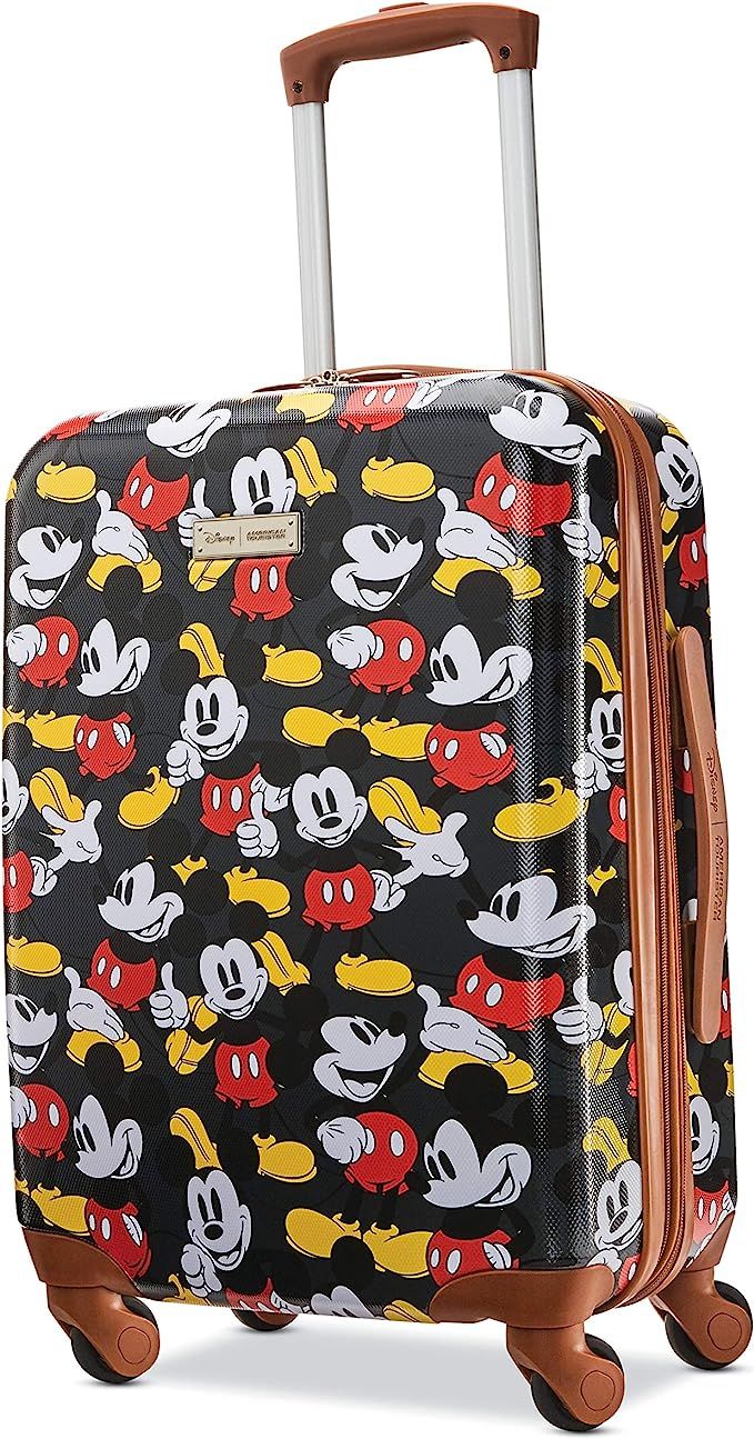 American Tourister Disney Hardside Luggage with Spinner Wheels, Mickey Mouse Classic, Carry-On 21... | Amazon (US)
