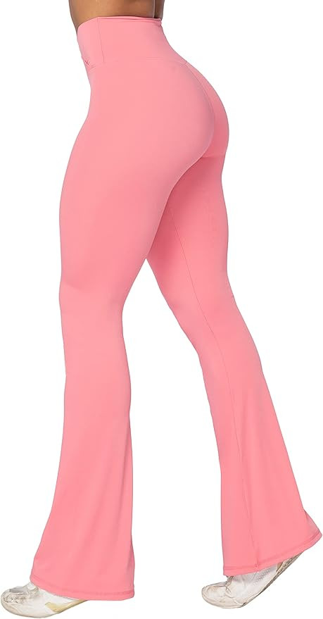 Sunzel Flare Leggings, Crossover Yoga Pants with Tummy Control, High-Waisted and Wide Leg | Amazon (US)