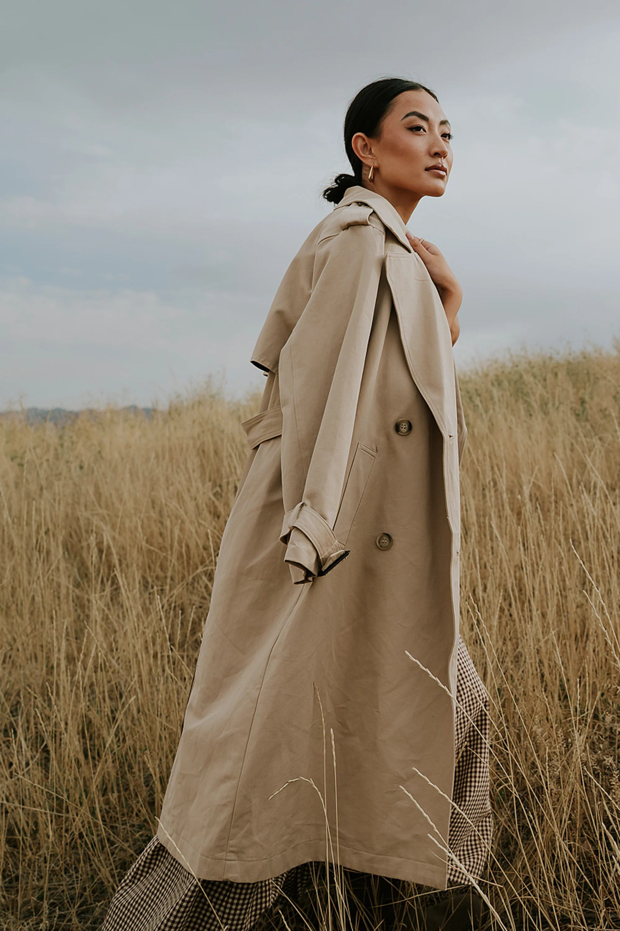 Rachel Trench Coat in Tan | Böhme US