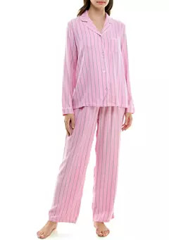 Women's Long Sleeve Flannel Pajama Set | Belk