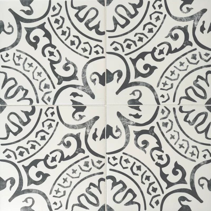 Kenzzi 8" x 8" Porcelain Singular Tile | Wayfair North America