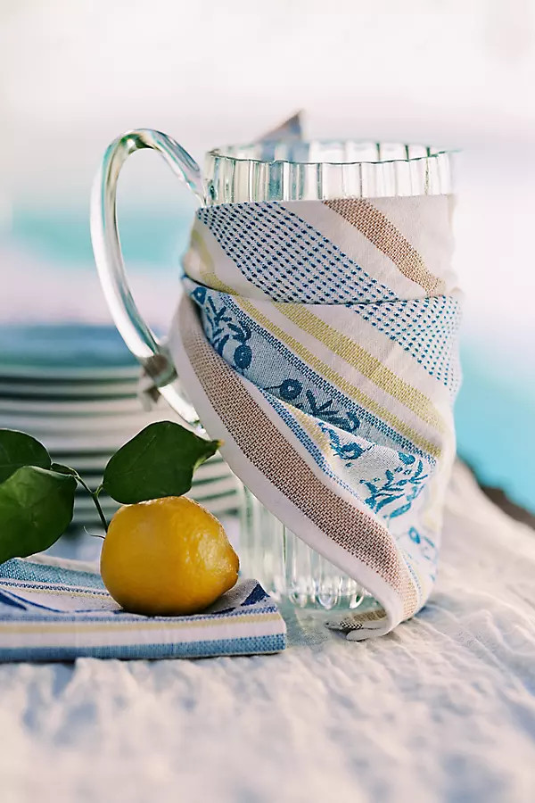 The Mediterranean Dish Jacquard Napkins, Set of 4 | Anthropologie (US)