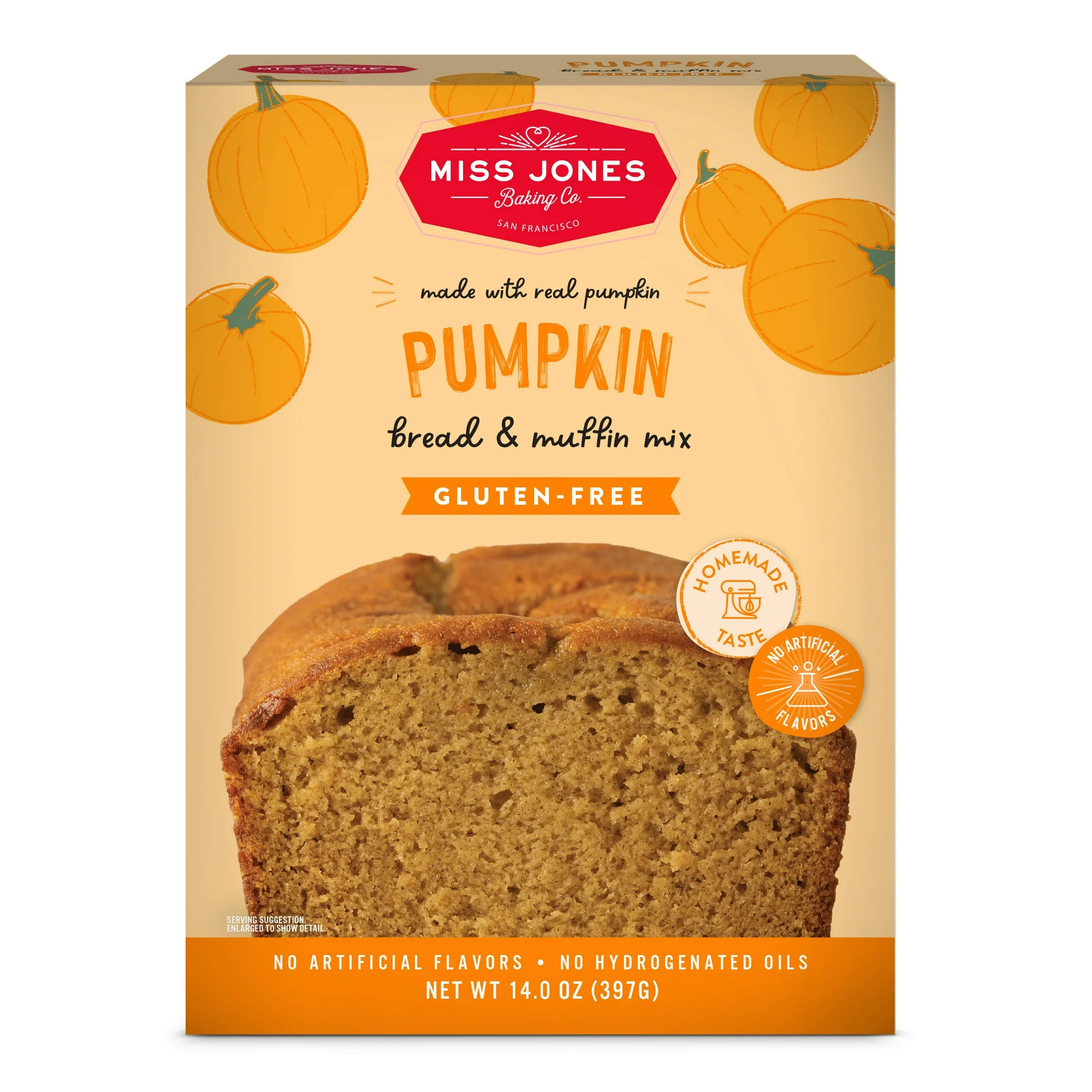 Miss Jones GLUTEN-FREE PUMPKIN BREAD MIX 14OZ | Walmart (US)
