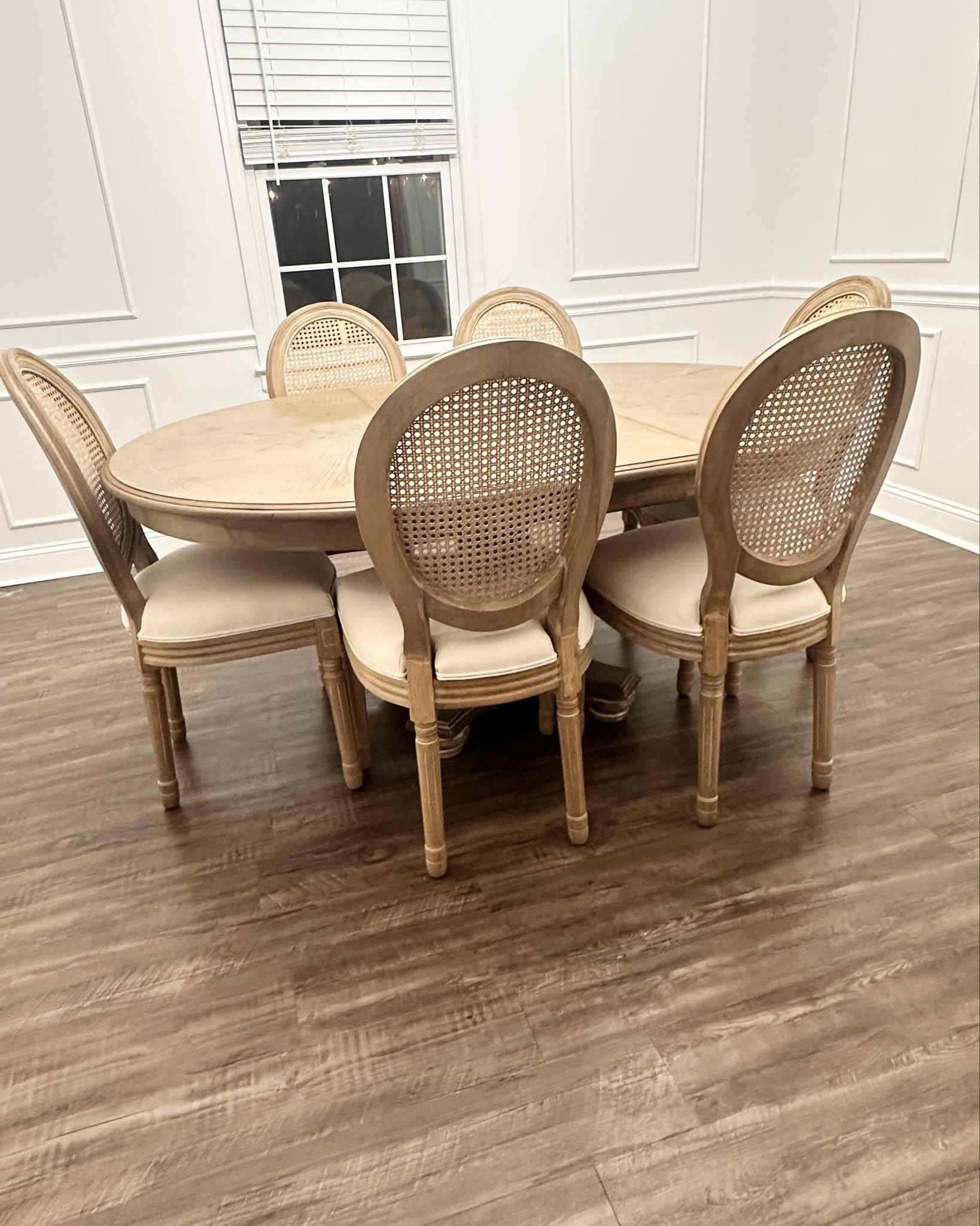 After weeks of searching for chairs that would actually match my table, I was so nervous about getting the color right… but LOOK at this match!!! When they arrived I couldn’t believe how perfect they were. It literally looks like I bought a full dining set.

And the price?! Six chairs for under $400 🙌 That is a STEAL.

They’re super sturdy, easy to put together, and completely transformed the space.

If you’re on the hunt for new dining chairs, these are sooo good.

#LTKHome