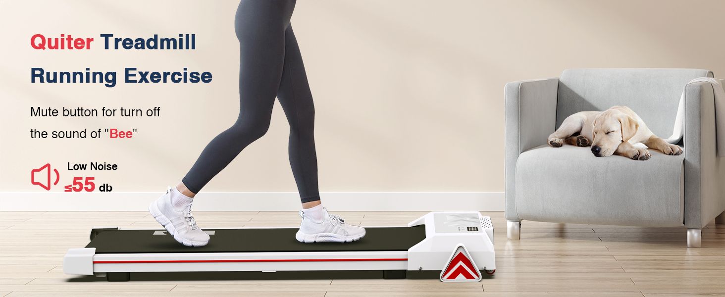 Redliro Walking Pad with Incline Under Desk Treadmill, Portable Compact Installation-Free Treadmi... | Amazon (US)