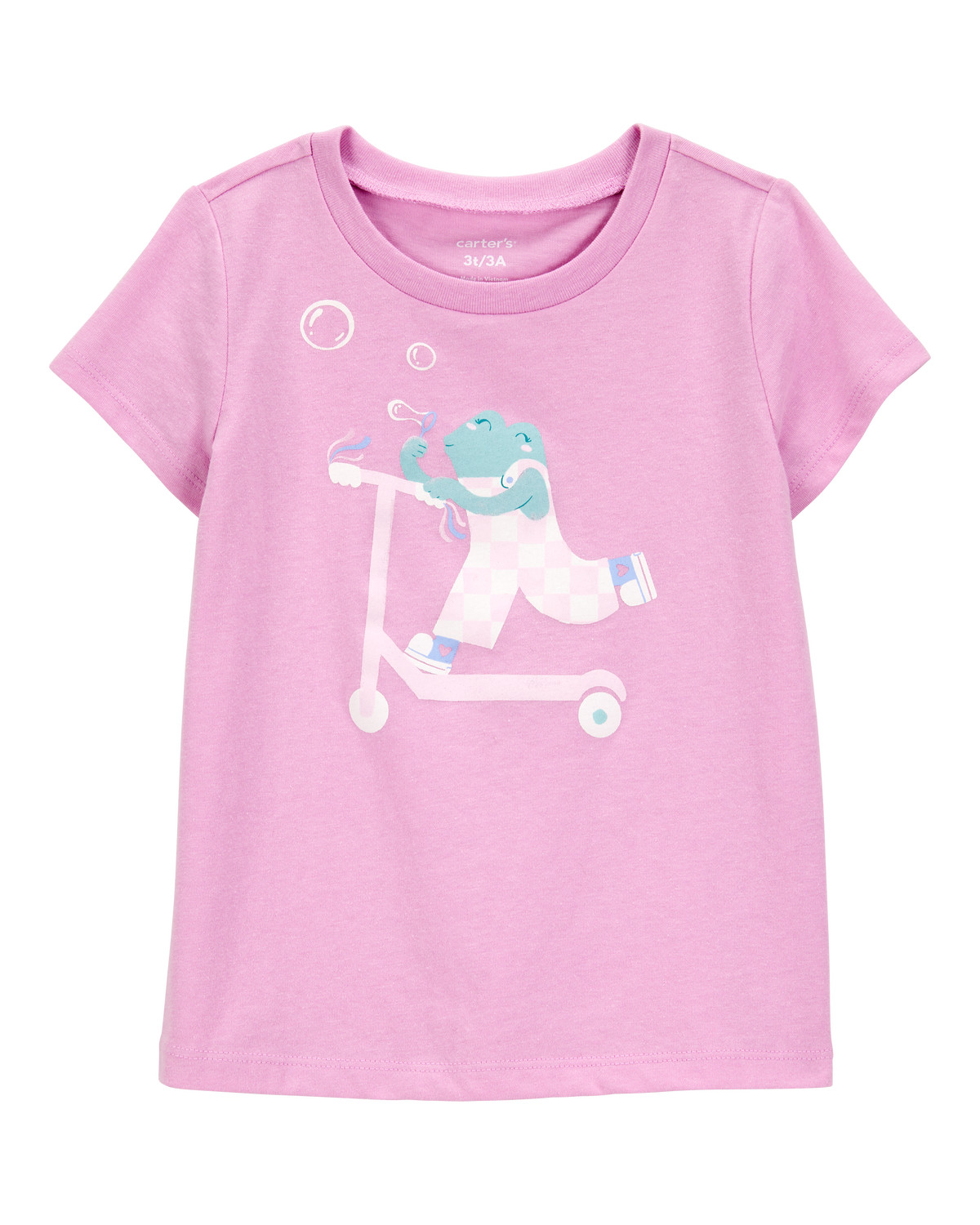 Toddler Girl Scooter Frog Short-Sleeve Graphic Tee - Pink - Carter's | Carter's | Carter's Inc
