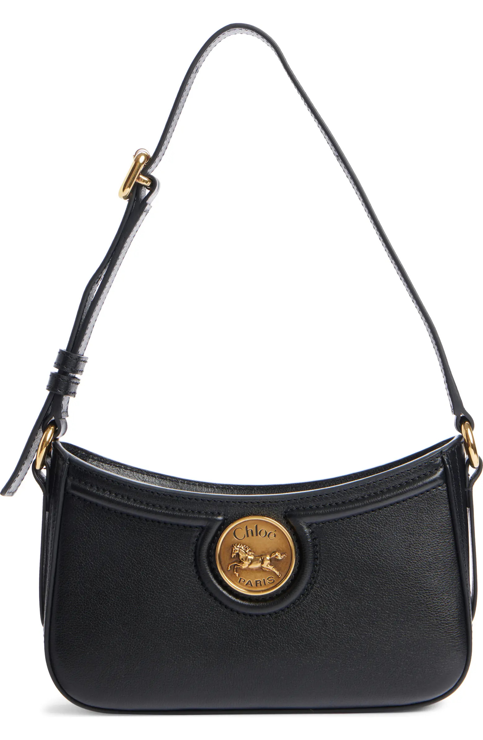 Mini Horse Medal Leather Shoulder Bag | Nordstrom