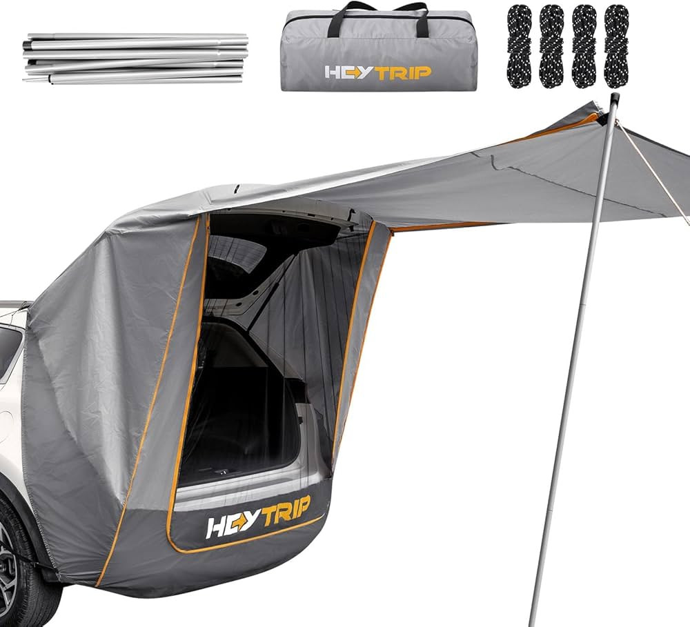 HEYTRIP Upgraded SUV Tailgate Tent with Poles & Stakes \u2013 Stable Awning Car Camping Tent, Wat... | Amazon (US)