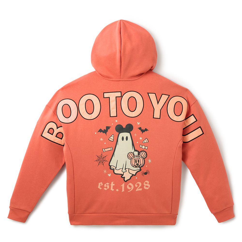 Mickey Mouse ''Boo to You'' Halloween Zip Hoodie for Adults – Exclusive | Disney Store