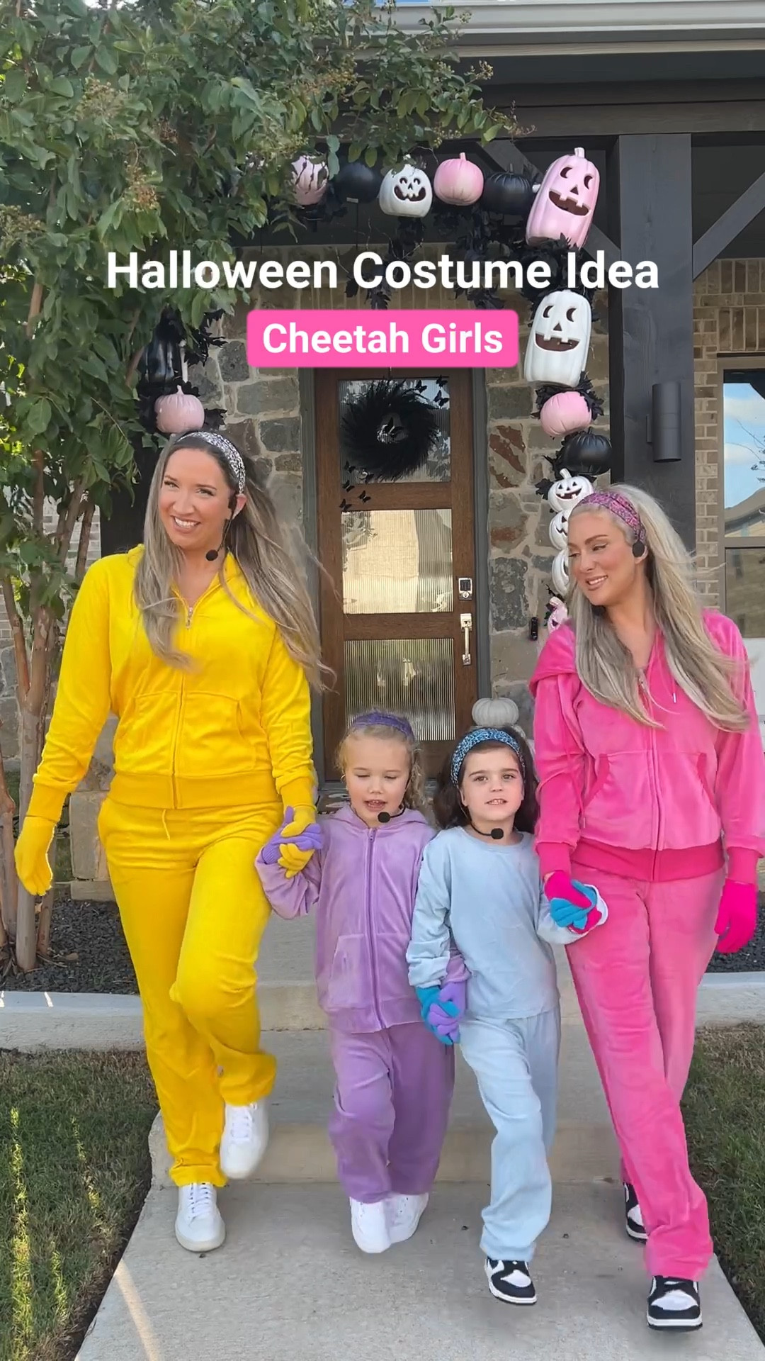 Cheetah girl tracksuit costume sale