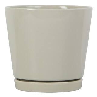 Trendspot 6 in. Oatmeal Knack Ceramic Planter CR01721S-06W2 | The Home Depot