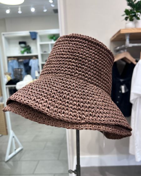 Straw bucket hat in dark brown if you’re looking for something different from the usual tan/beige color.

#LTKstyletip #LTKfindsunder100 #LTKSeasonal