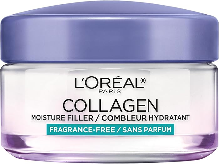 L'Oreal Paris Collagen Moisture Filler Facial Moisturizer, Fragrance Free, Anti Aging Face Cream,... | Amazon (US)