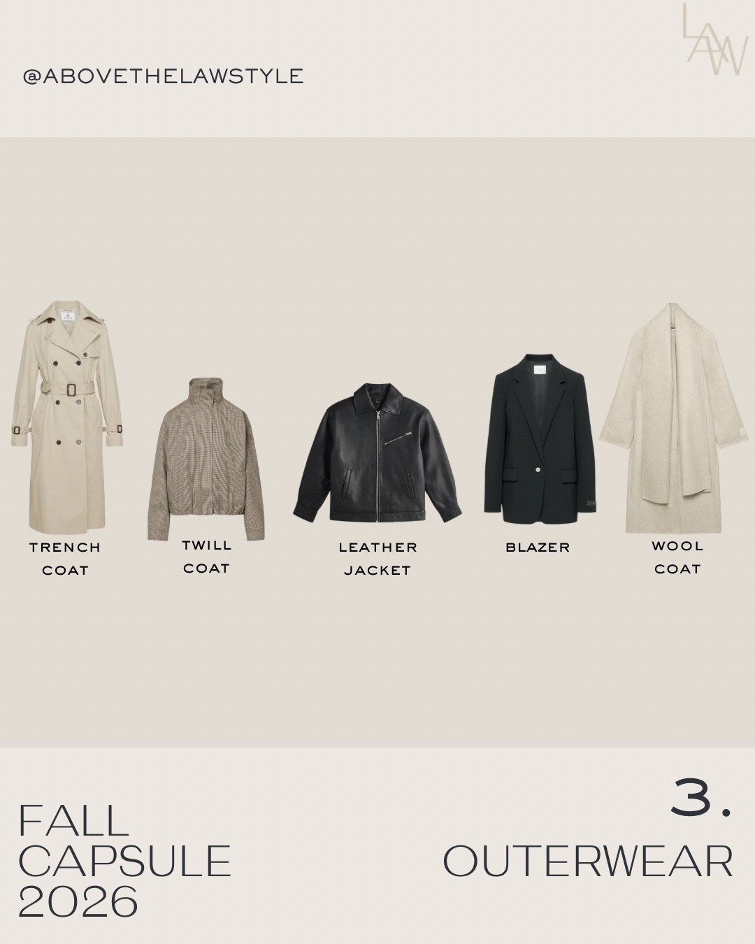 Fall Capsule 2026: Outerwear

#LTKOver40 #LTKSeasonal #LTKootd