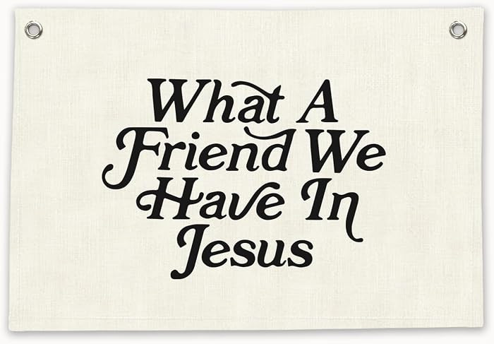 RTXLEZM Kids Room Decor, What a Friend We Have in Jesus | Amazon (US)