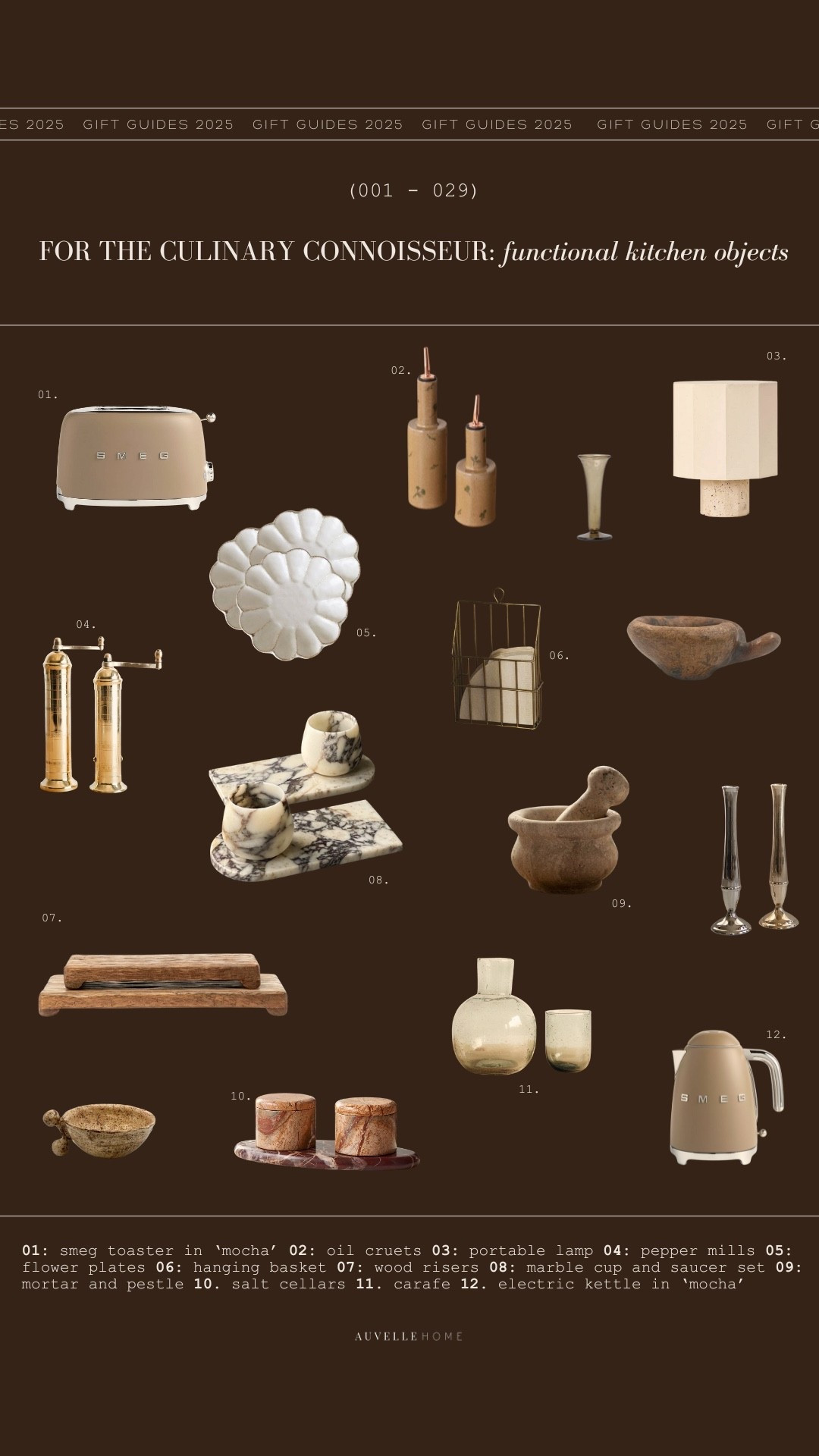 GIFT GUIDE 002: functional kitchen objects 