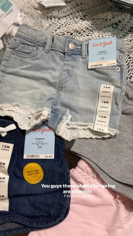 Spring shorts for toddler girls at Target! Super cute and affordable! 

#LTKfindsunder50 #LTKsalealert #LTKkids