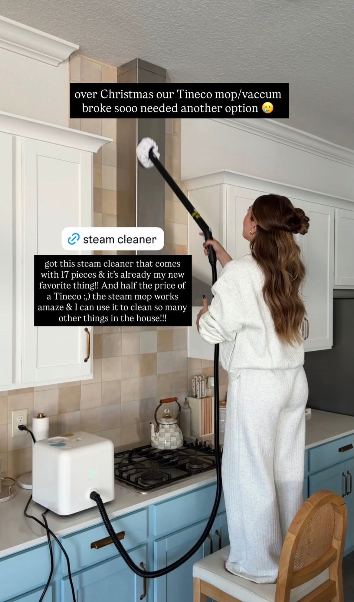 my new steam cleaner that comes with 17 pieces! it’s already my new favorite thing and super affordable!

#LTKmomlife #LTKHome #LTKootd