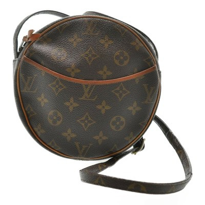 LOUIS VUITTON Monogram Round Shoulder Bag Vintage LV Auth 13471 | eBay US