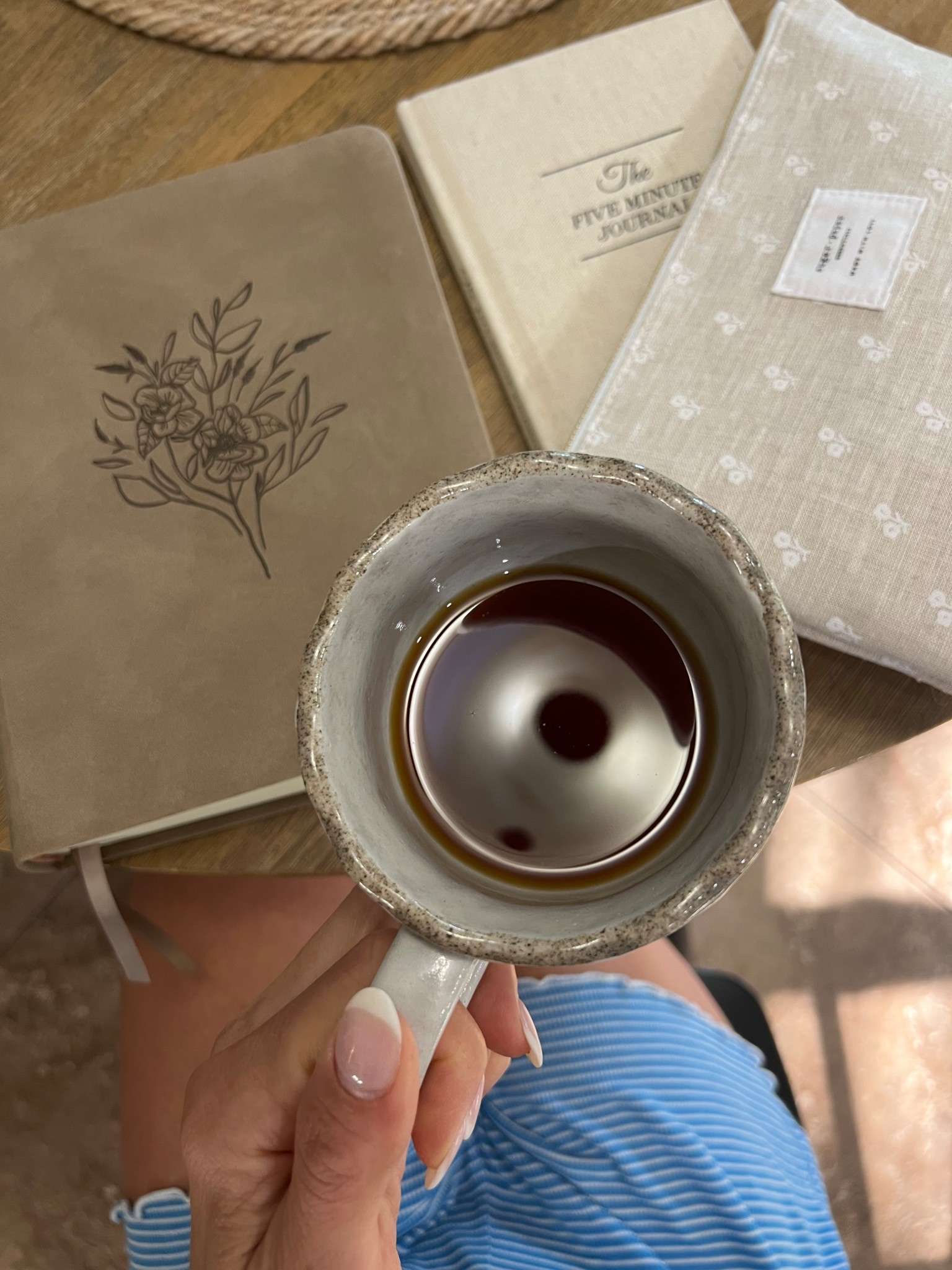 Morning essentials!  I’ve fallen out of my morning routine and it’s so great to get back in the groove.  Hosanna Revival NLT makes morning reading enjoyable and understandable & the gratitude journal is a life changer!

#LTKActive #LTKHome