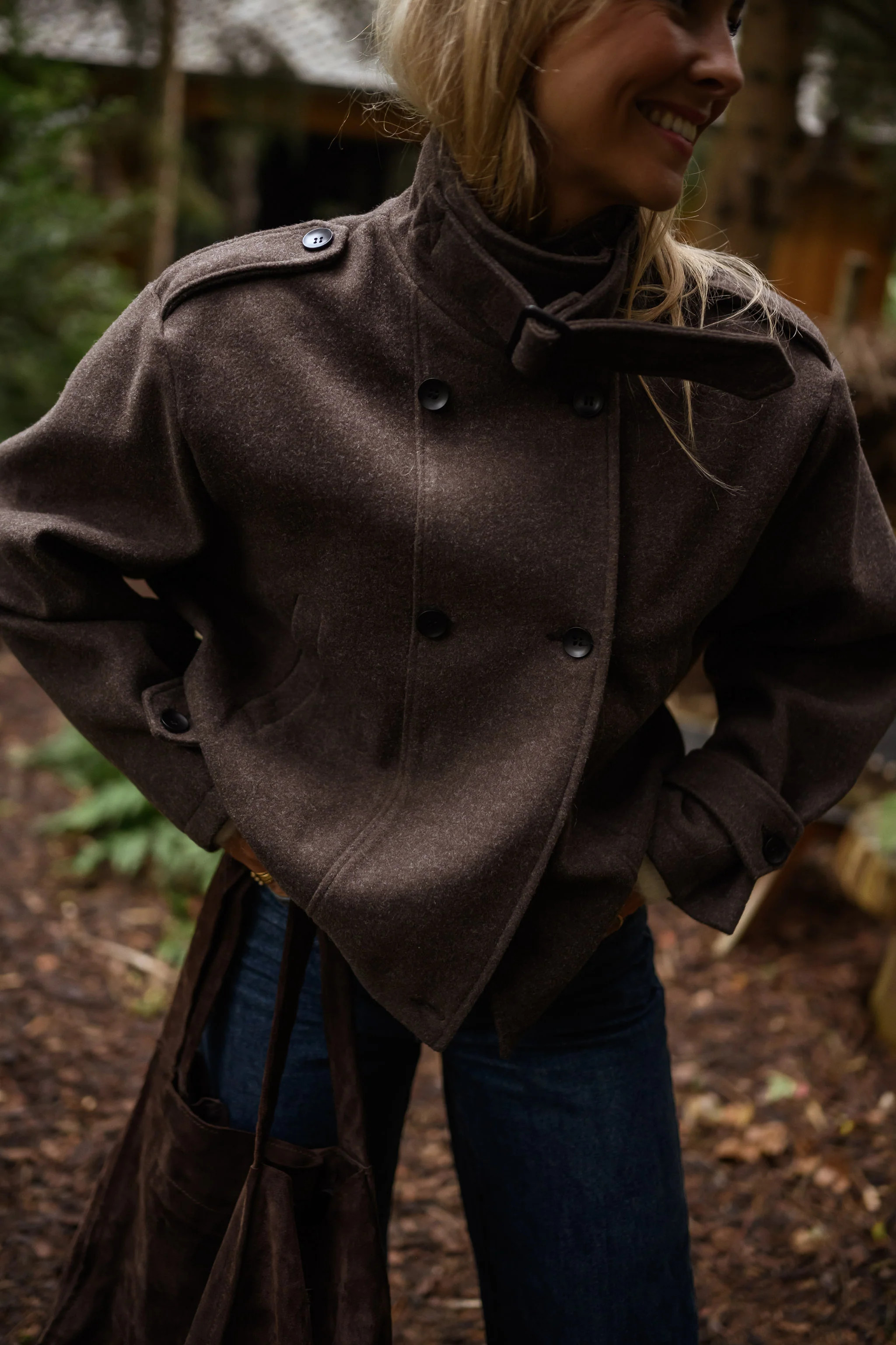 Brown Orna Coat | Easy Clothes