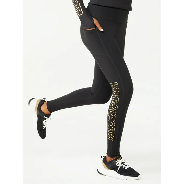 Love & Sports Women's High Rise Leggings | Walmart (US)
