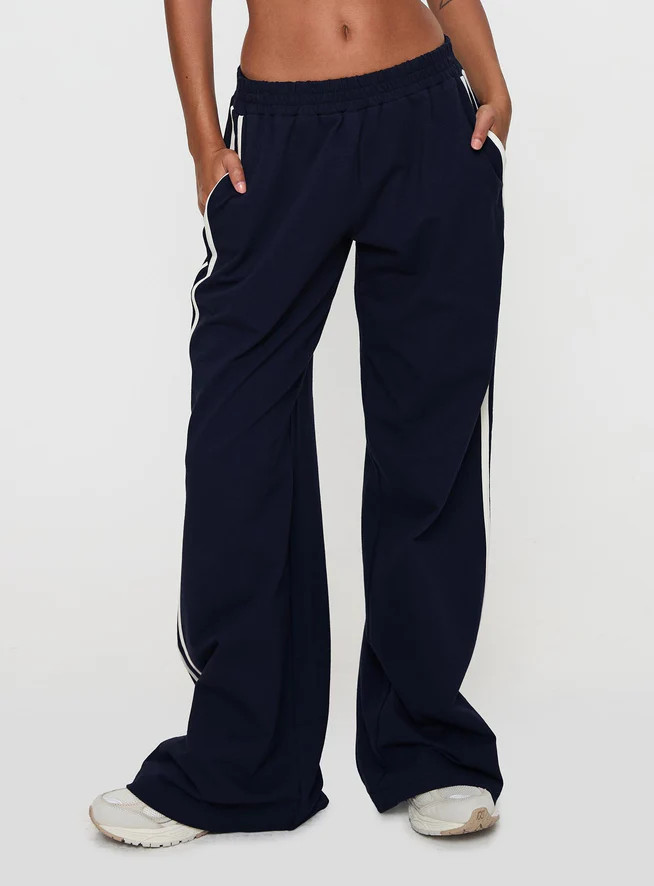 Circuit Track Pants Navy | Princess Polly AU