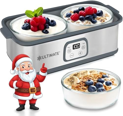 Ultimate Probiotic Yogurt Maker with Adjustable Time & Temp Control - Make Trillions of Live Prob... | Amazon (US)