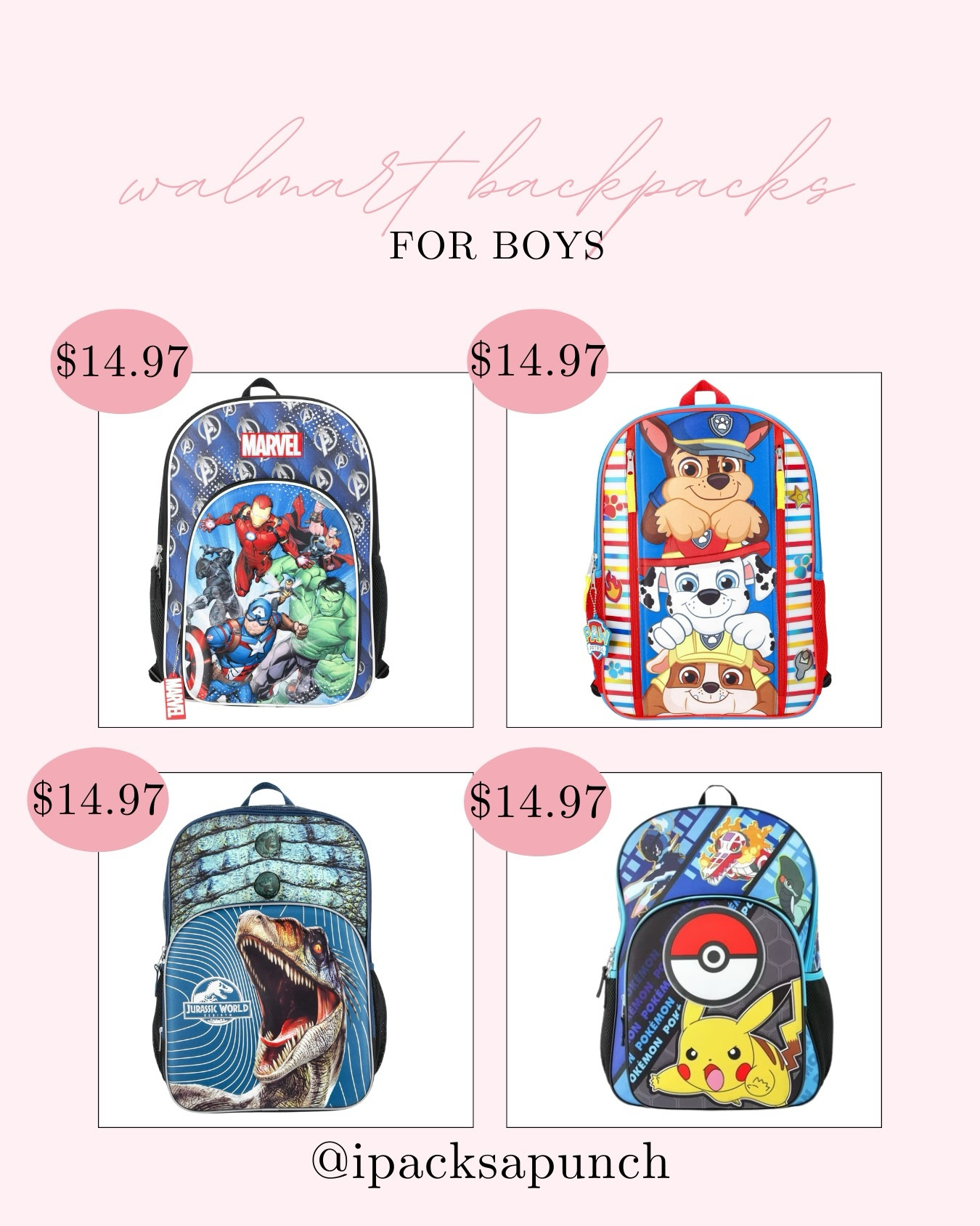 Boys & Girls Walmart Backpack Finds! 

Back to School 
Lunch Box
Boys 
Girls 
Affordable 

#LTKSeasonal #LTKKids #LTKFamily