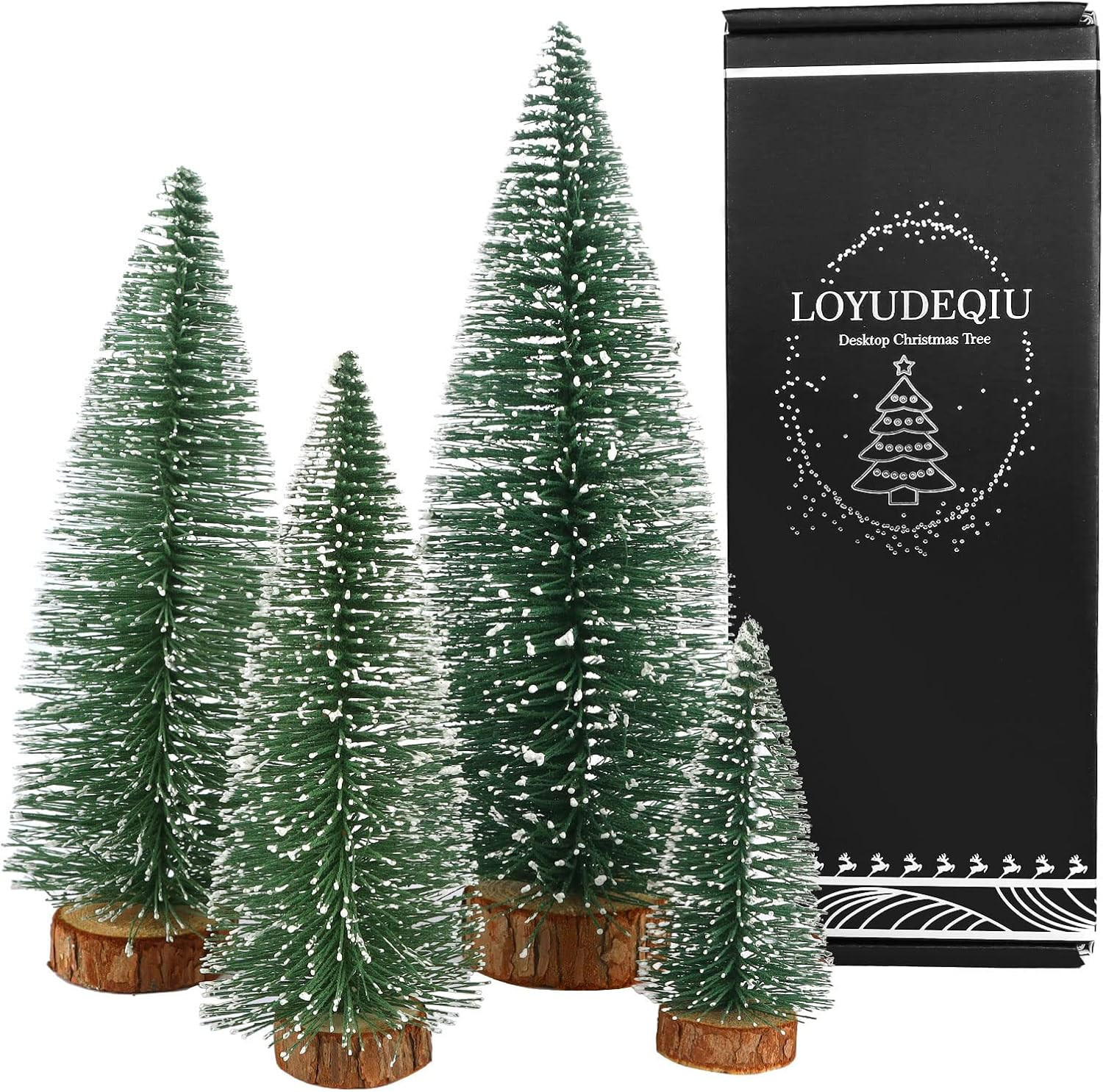 Desktop Miniature Pine Tree Tabletop Christmas Tree Small Pine Tree Decor Christmas Tree Toppers ... | Amazon (US)
