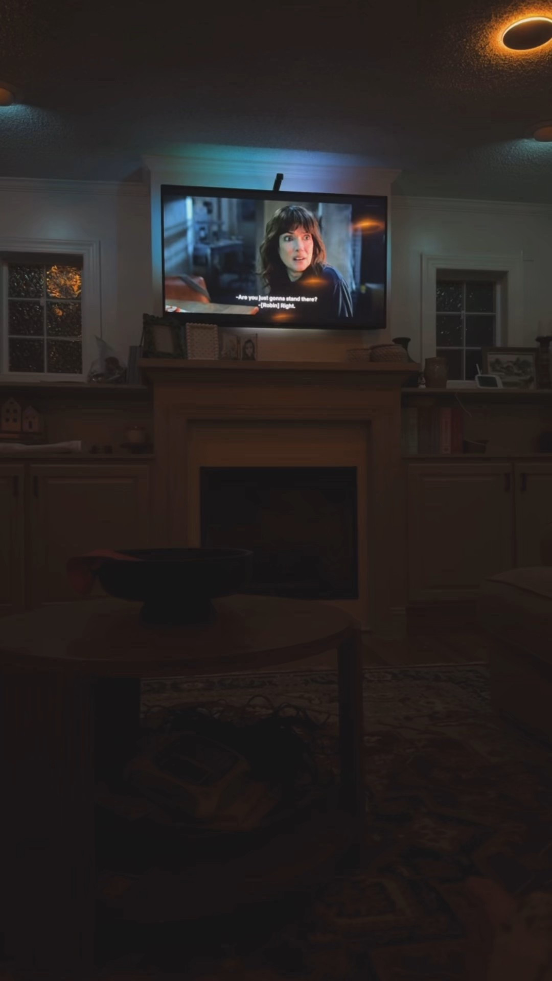 Connected the tv lights & can light bulbs in the Govee app with dreamview… now we have our own little theater 🍿 #govee 